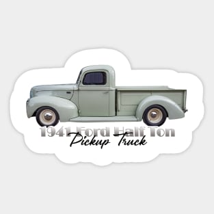 1941 Ford Half Ton Pickup Truck Sticker